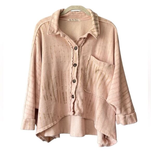 Free People We The Free Women's Montauk Shirt Jacket Button Down Top Size Medium - Picture 5 of 9